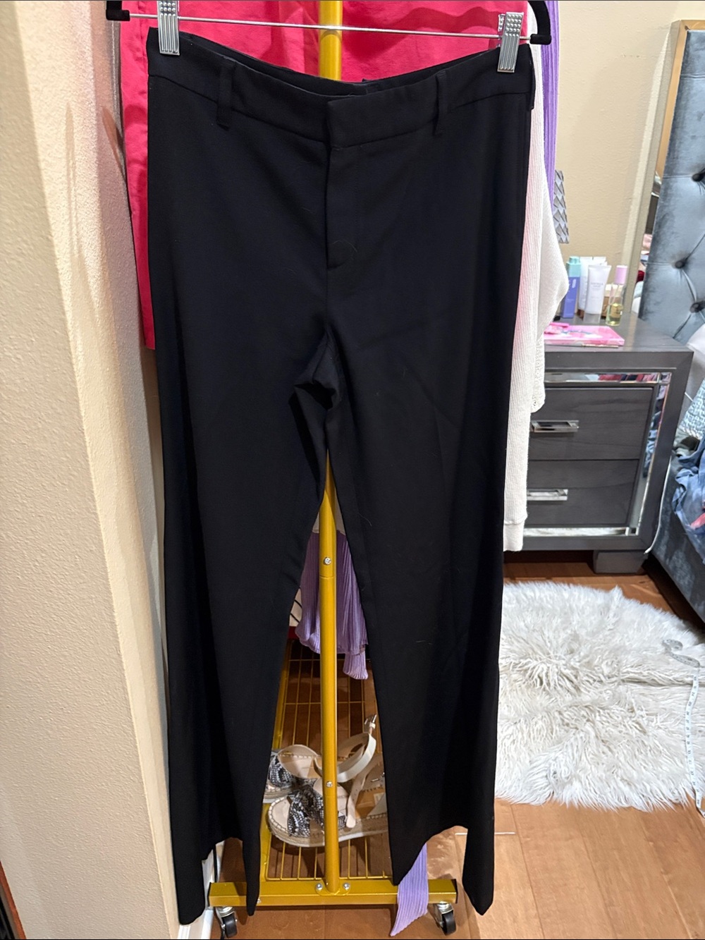 See By Chloé Black Boot Cut Dress Pants